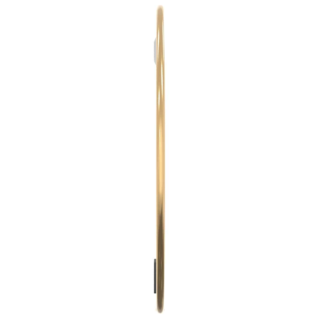 Sienas spogulis, zelta, 30 cm diametrā, apaļš