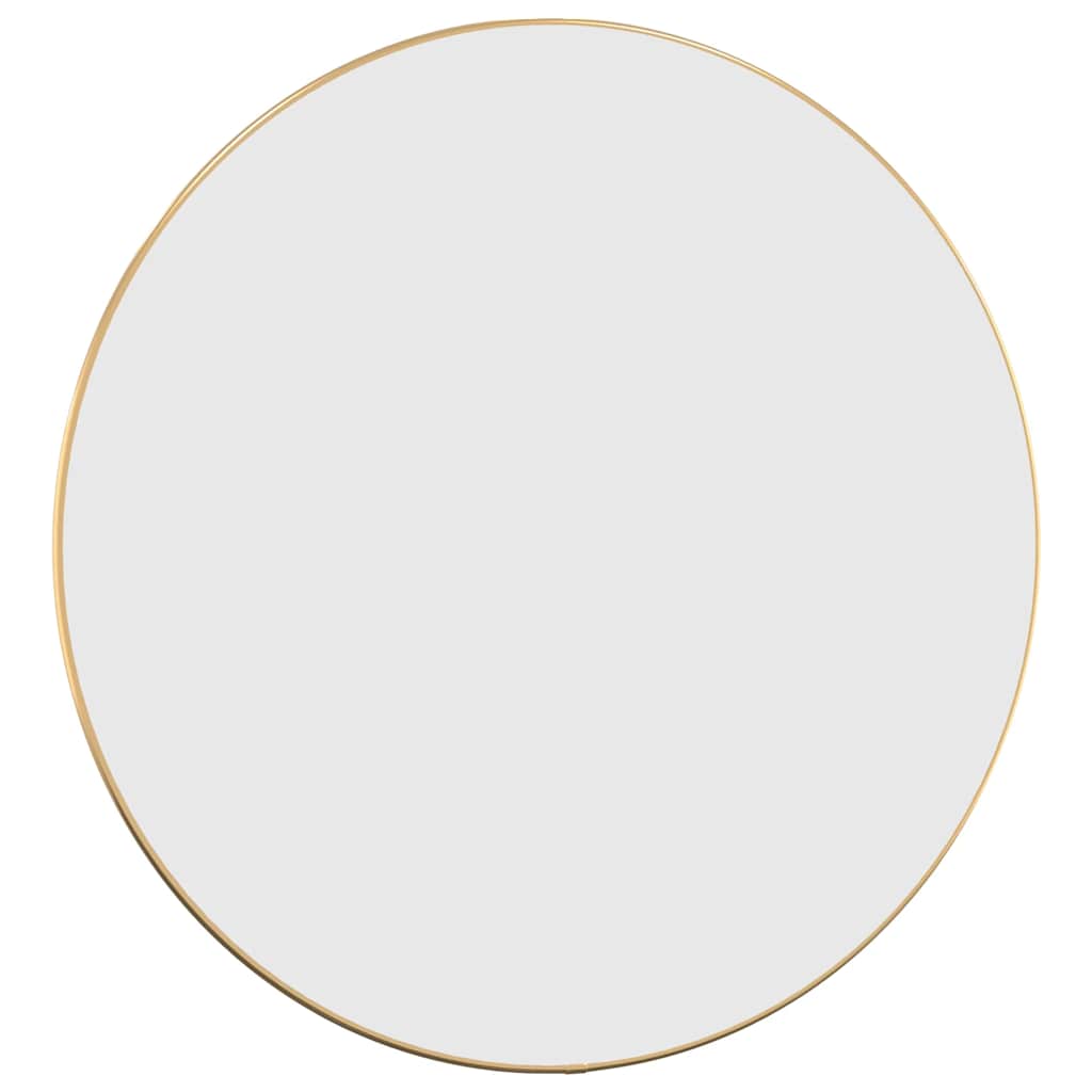 Wall mirror, gold, 60cm diameter, round
