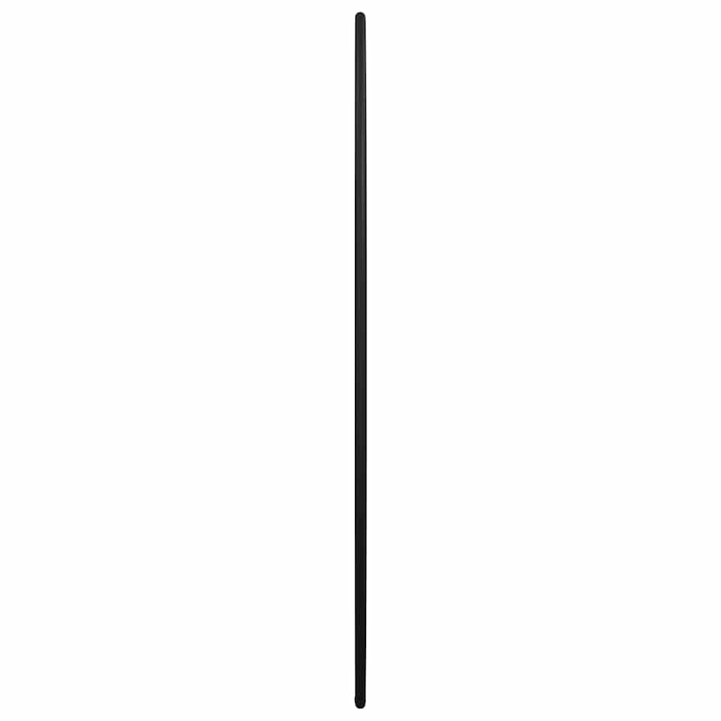 Sieninis veidrodis, juodos spalvos, 50cm skersmens, apskritas