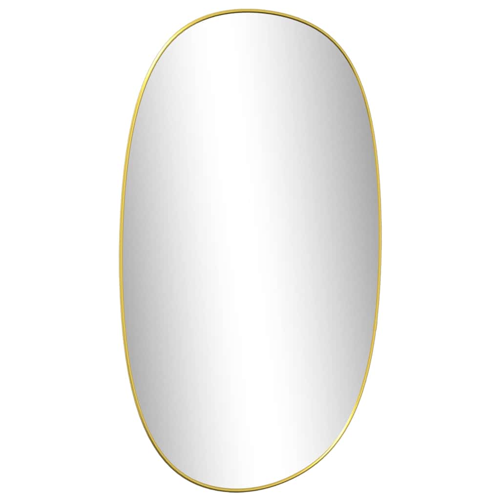 Wall mirror, gold, 80x50cm