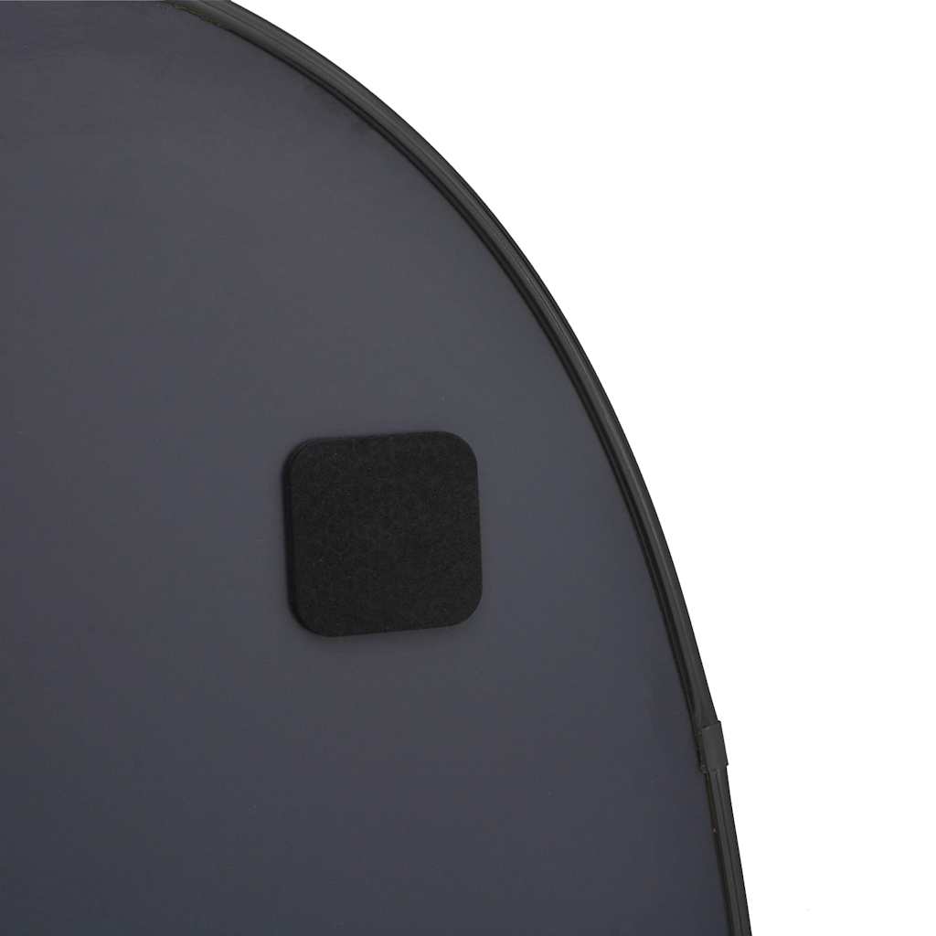 Wall mirror, black, 70x45cm