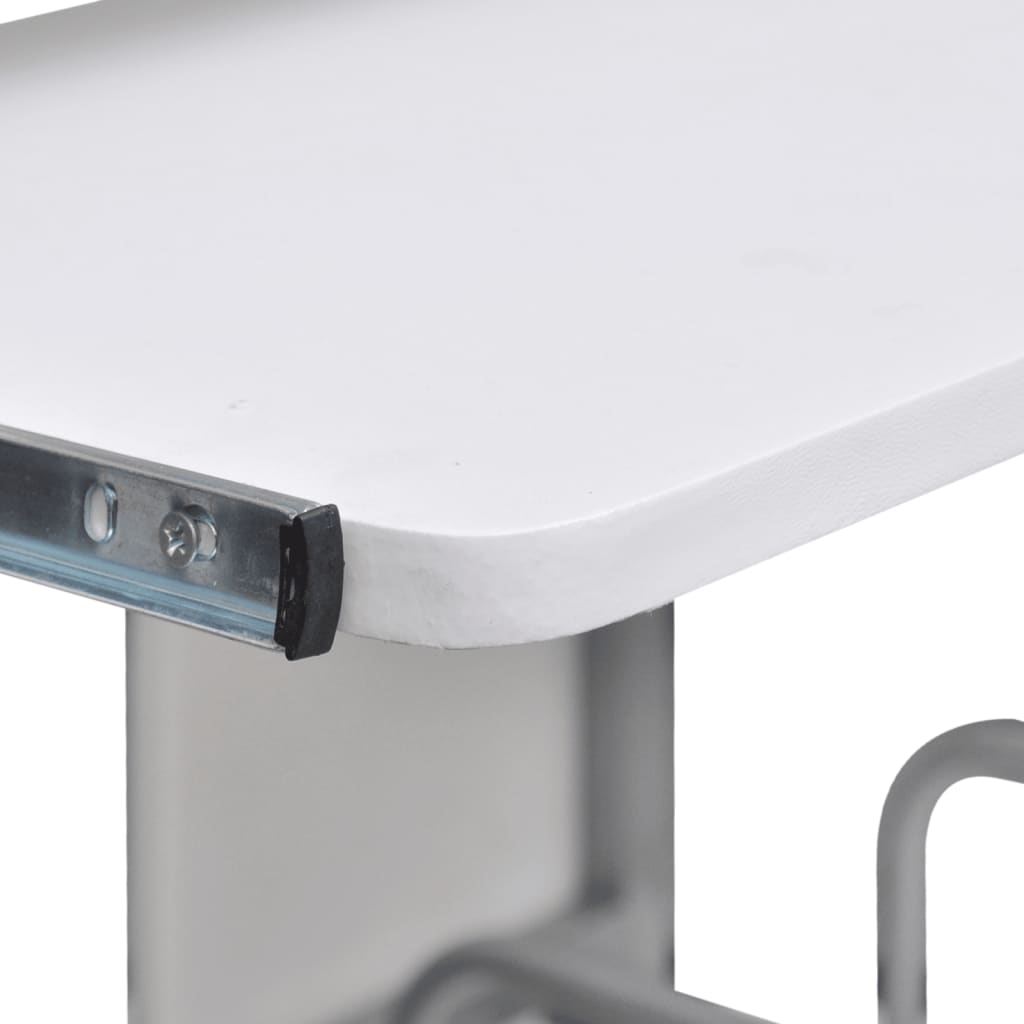Computer desk, white, 110x52x88.5cm, engineered wood