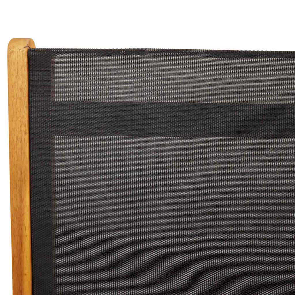 Sulankstomos sodo kėdės, 6vnt., akacijos masyvas ir tekstilenas