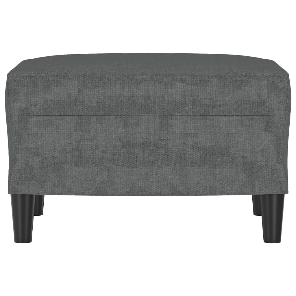 Footstool, dark grey, 60x50x41cm, fabric