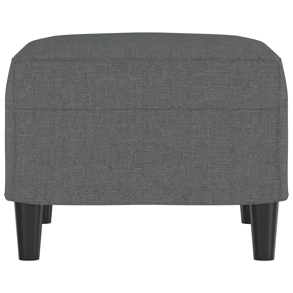 Footstool, dark grey, 60x50x41cm, fabric