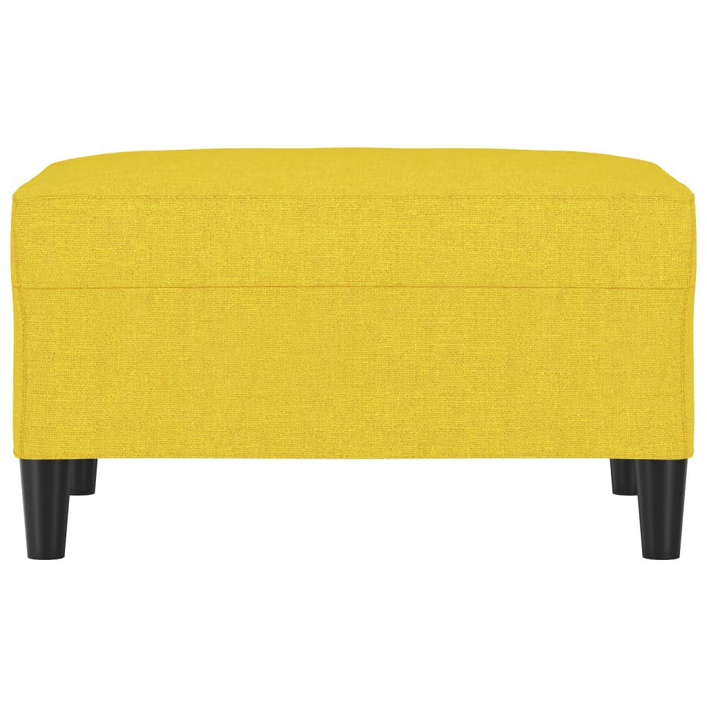 Footstool, light yellow, 70x55x41cm, fabric