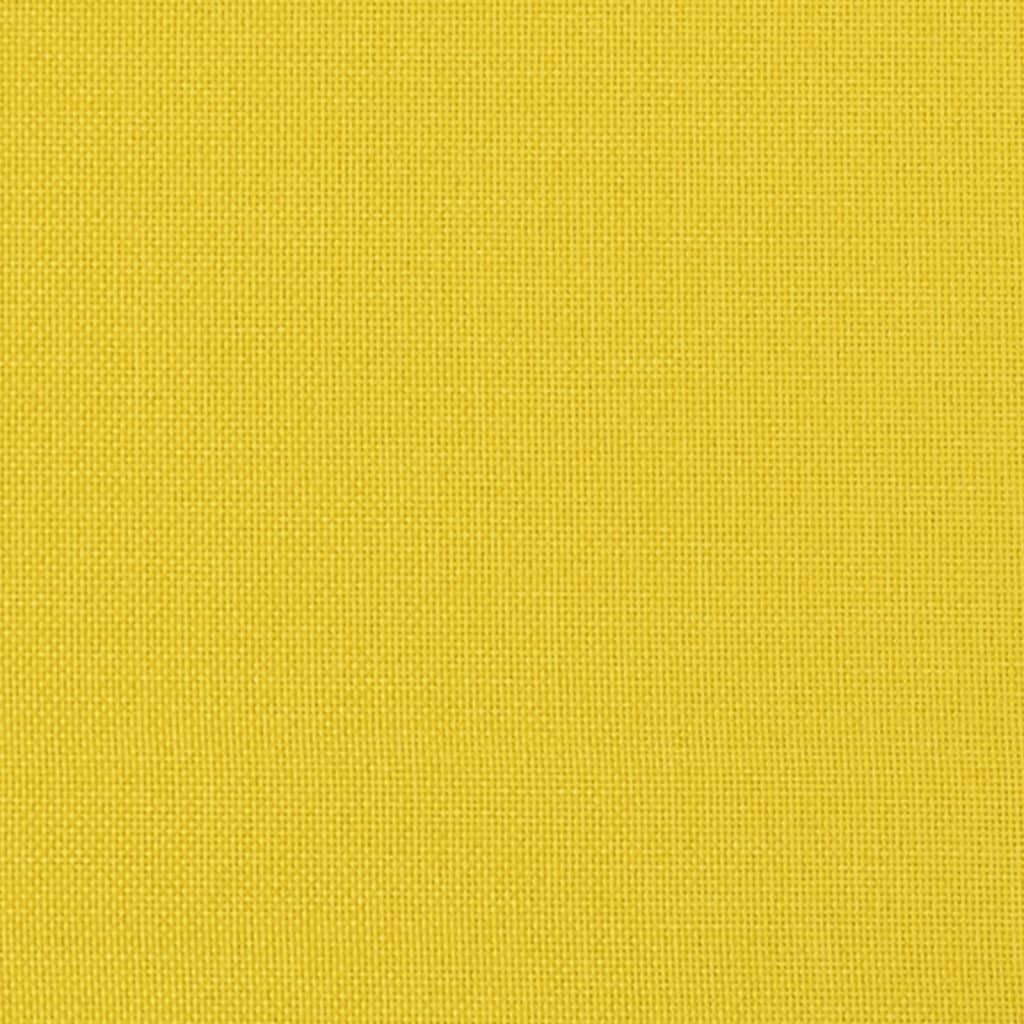Footstool, light yellow, 70x55x41cm, fabric
