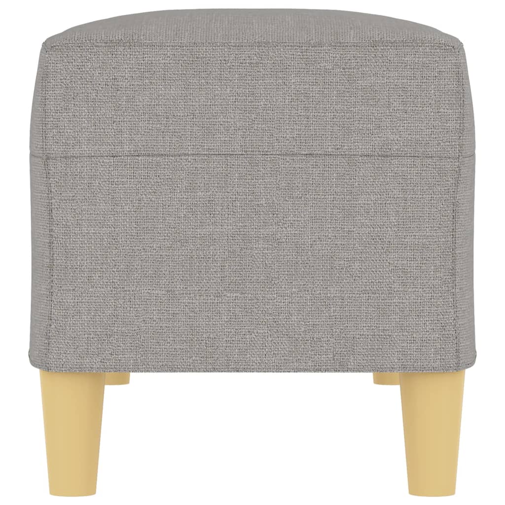 Bench, light grey, 100x35x41cm, fabric
