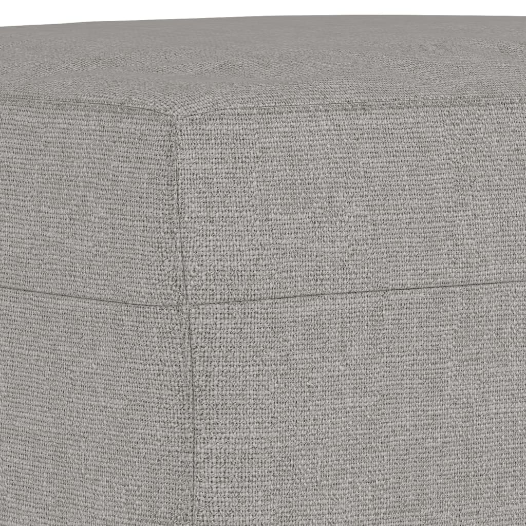 Bench, light grey, 100x35x41cm, fabric