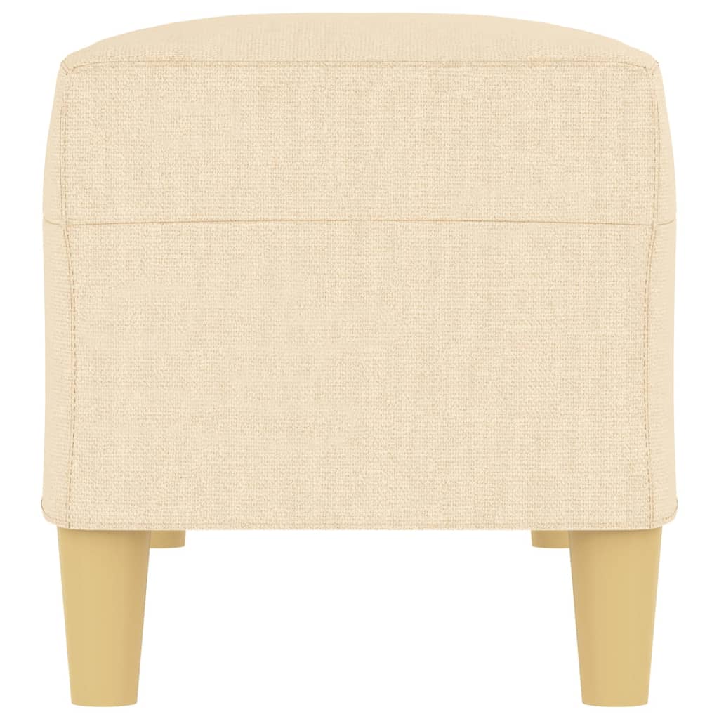 Bench, cream, 100x35x41cm, fabric
