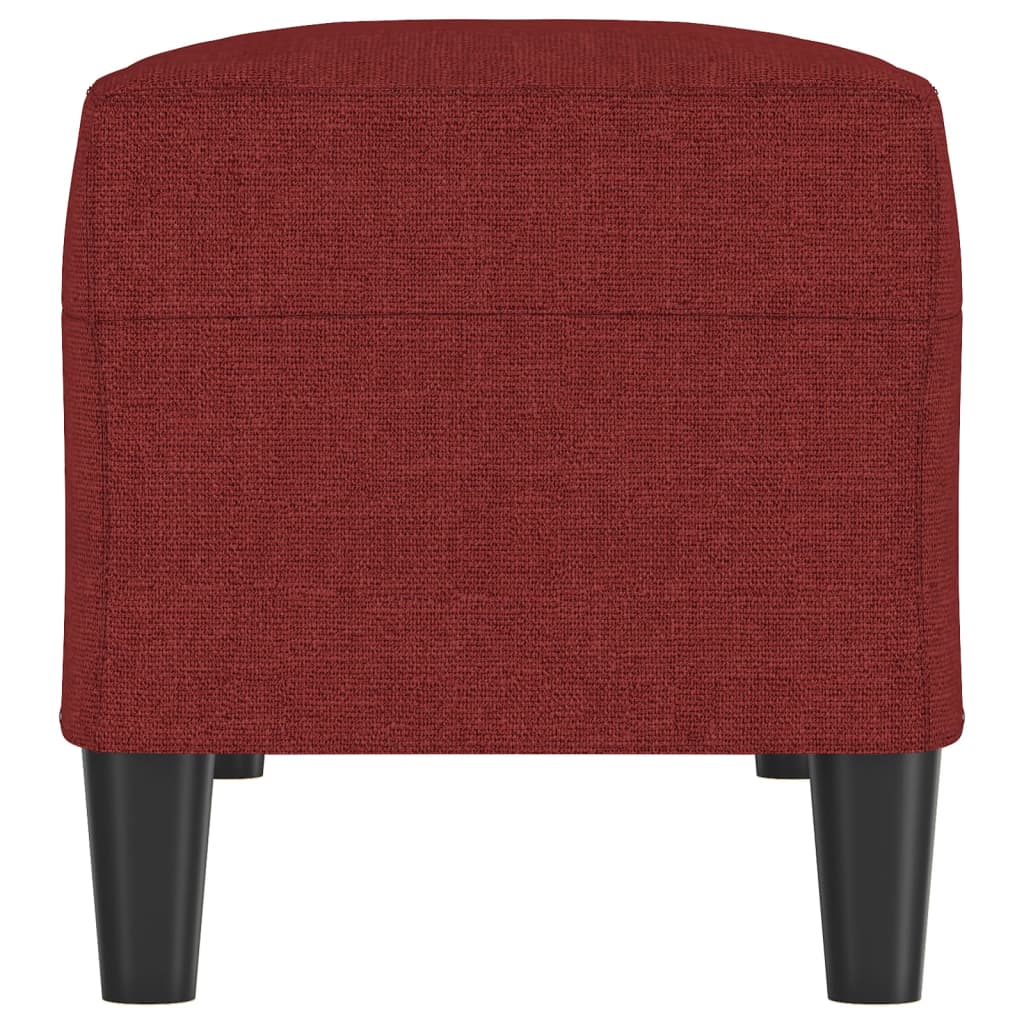 Bench, burgundy, 100x35x41cm, fabric