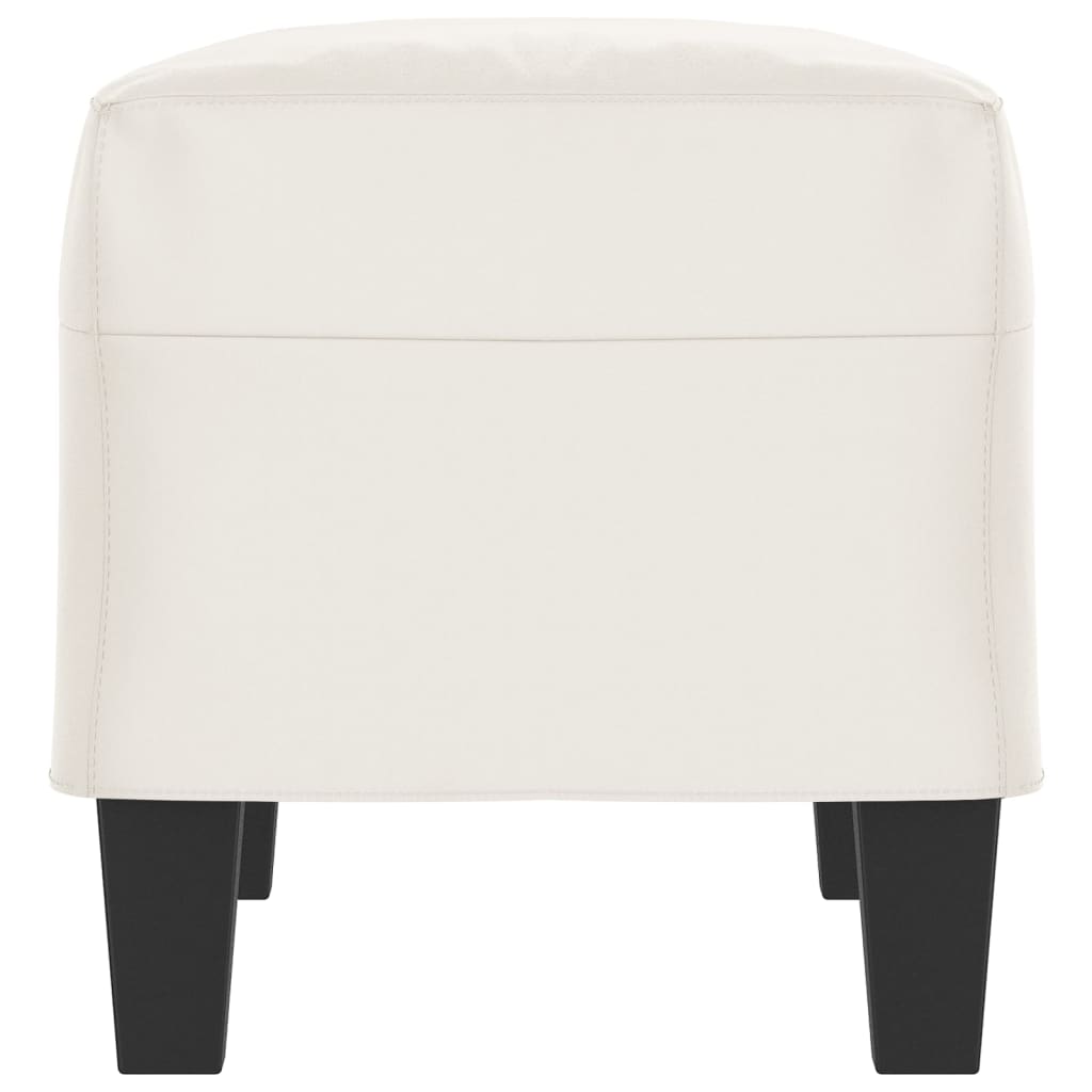 Bench, sand-colored, 70x35x41cm, microfiber fabric