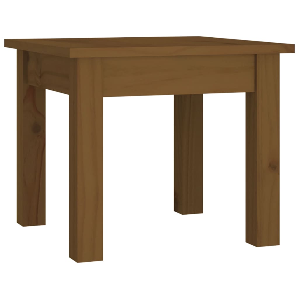 Coffee table, honey brown, 35x35x30cm, solid pine
