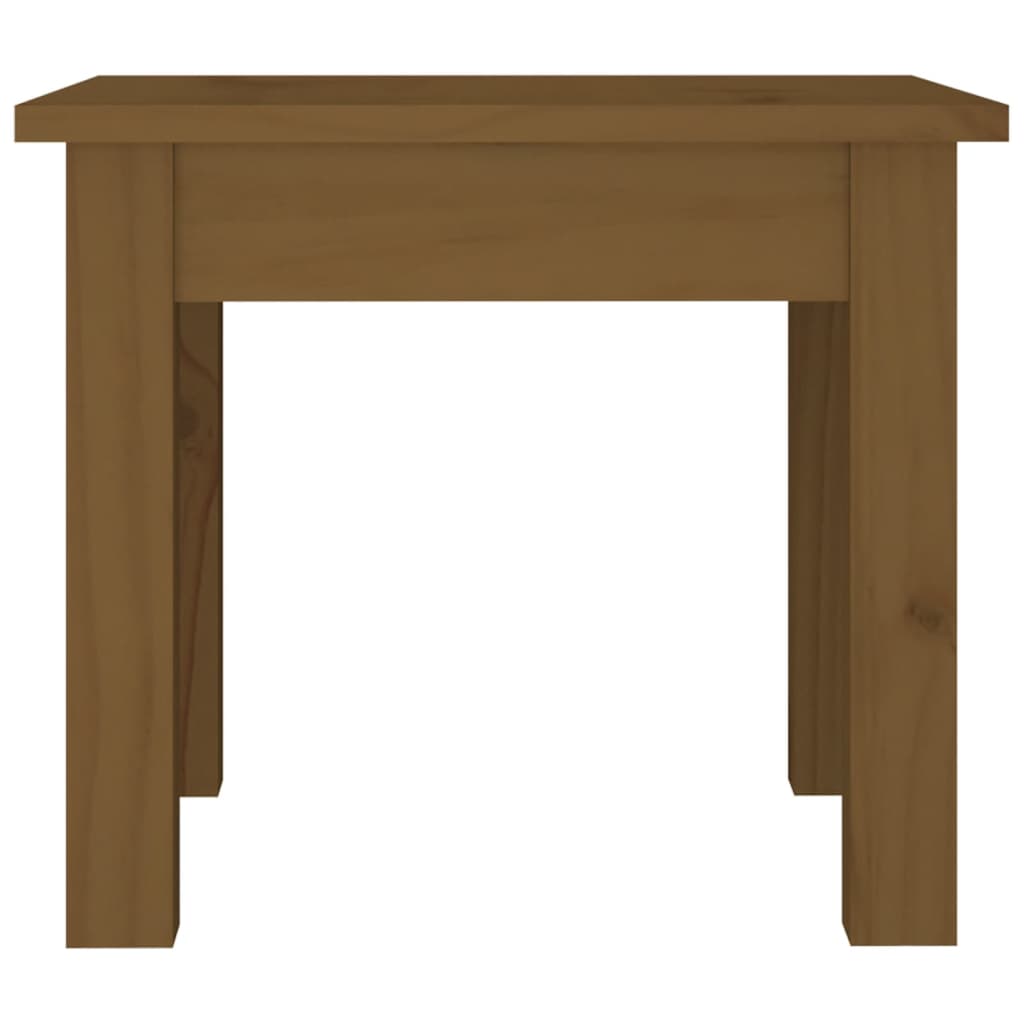 Coffee table, honey brown, 35x35x30cm, solid pine