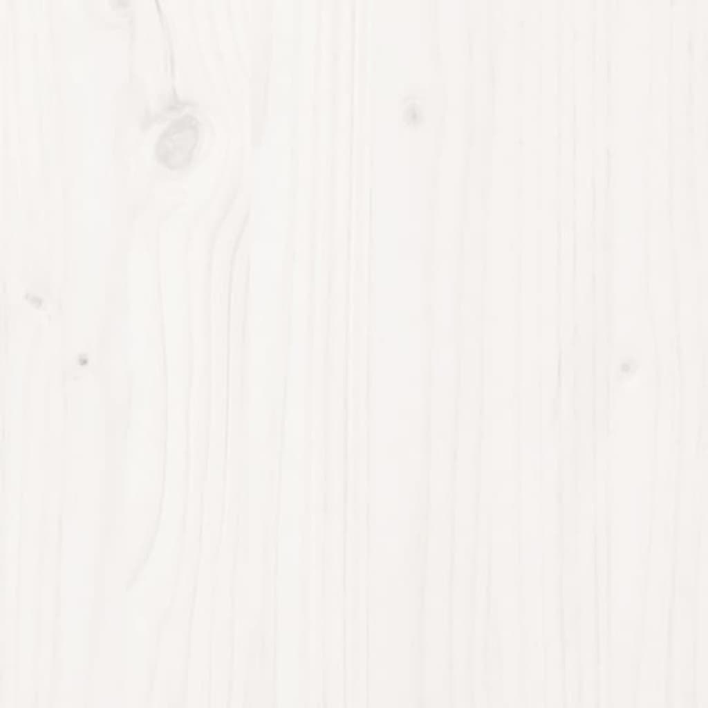 Kavos staliukas, baltas, 110x50x30cm, pušies medienos masyvas