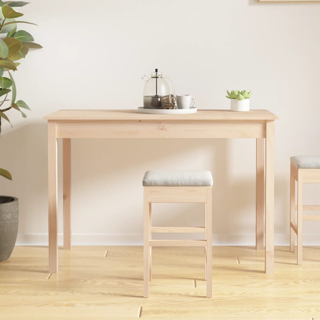 Dining table, 110x55x75cm, solid pine
