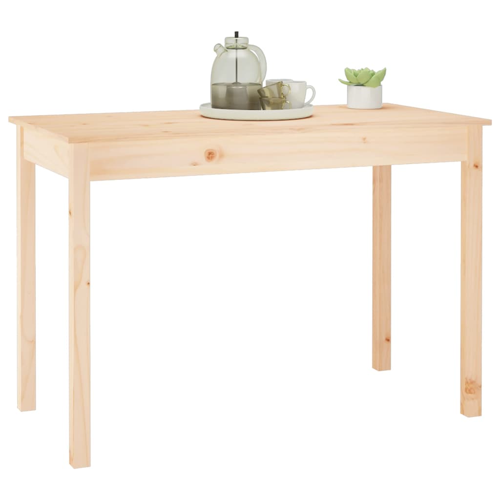 Dining table, 110x55x75cm, solid pine
