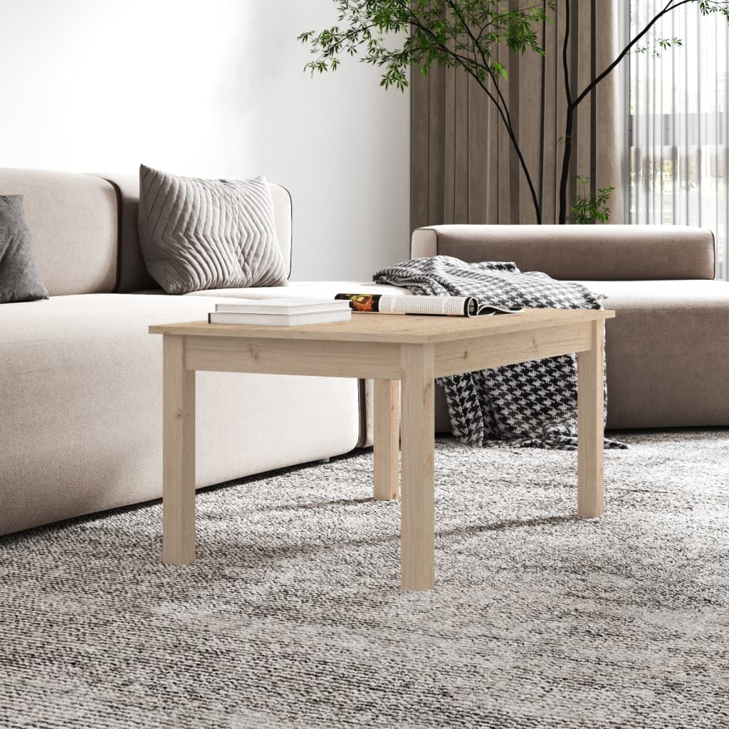 Coffee table, 80x50x40cm, solid pine