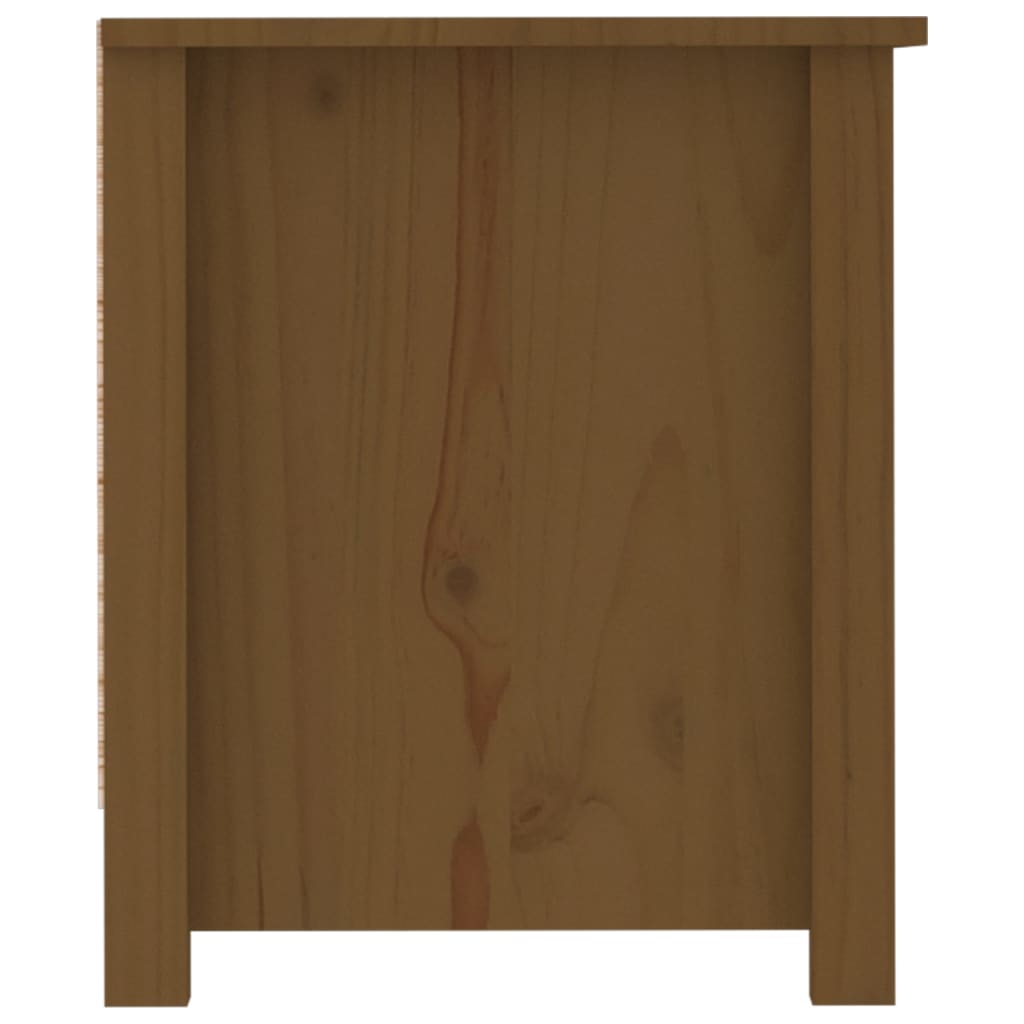 Skapītis apaviem, medus brūns, 110x38x45,5 cm, priedes masīvkoks