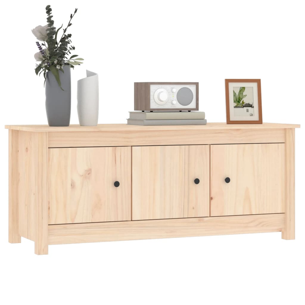 Shoe cabinet, 110x38x45.5cm, solid pine wood