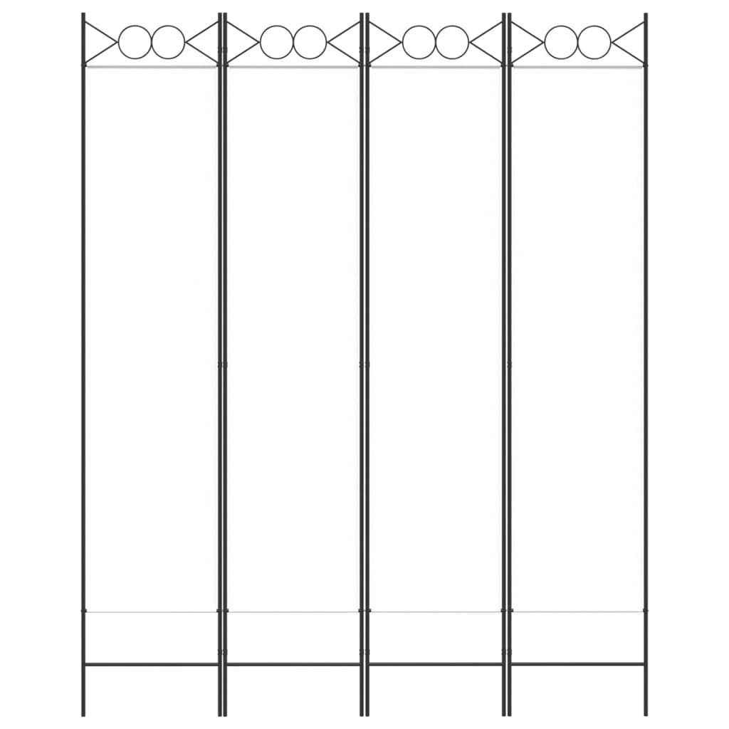 Telts, 4 daļas, balta, 160x200cm, audums