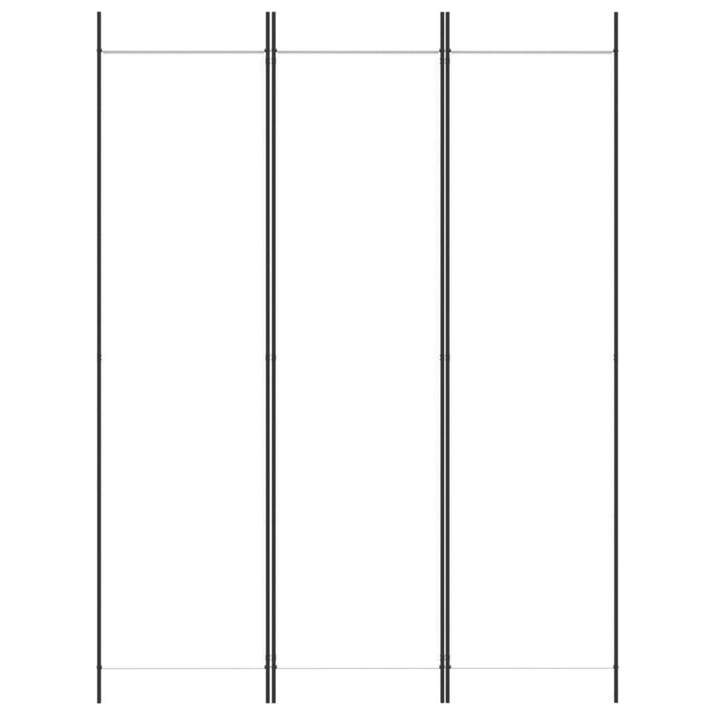 Telpu starpsiena, 3 daļas, balta, 150x200cm, audums