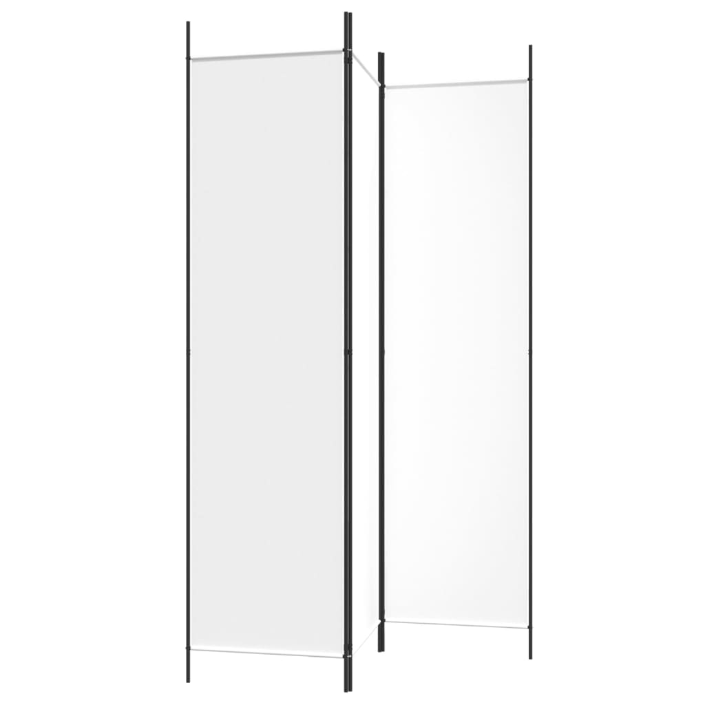 Telpu starpsiena, 3 daļas, balta, 150x200cm, audums