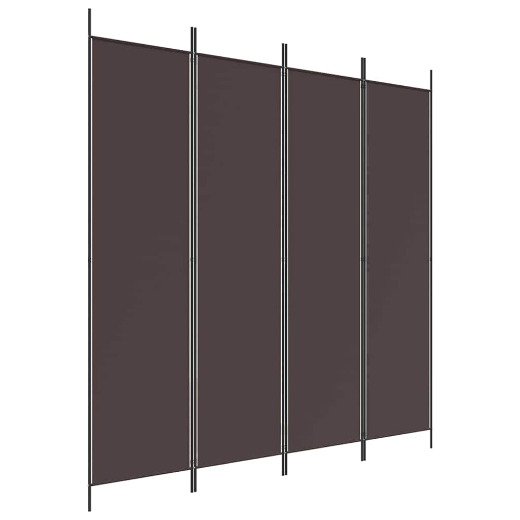 Telts nodalījums, 4 daļīgs, brūns, 200x200cm, audums