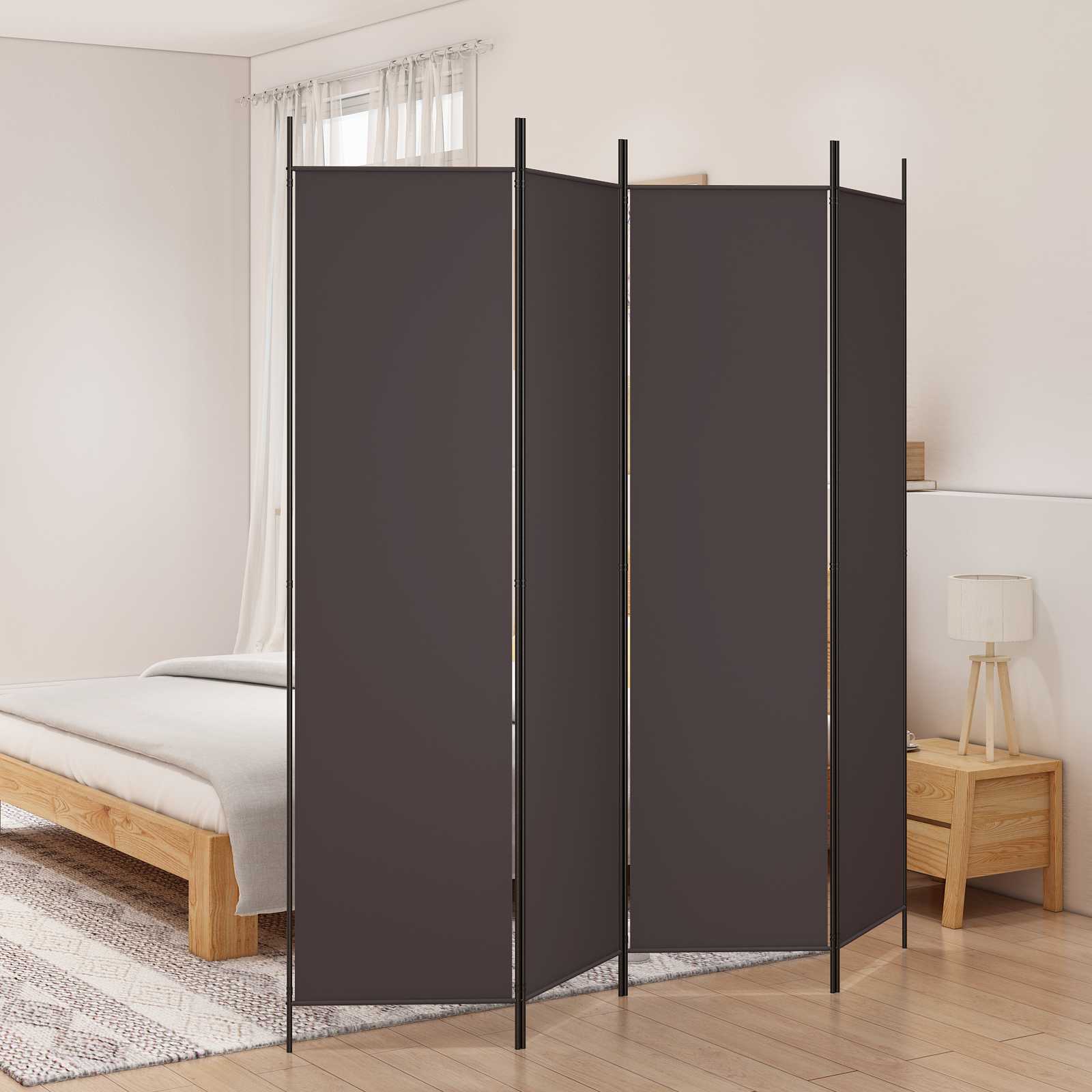 Telts nodalījums, 4 daļīgs, brūns, 200x200cm, audums