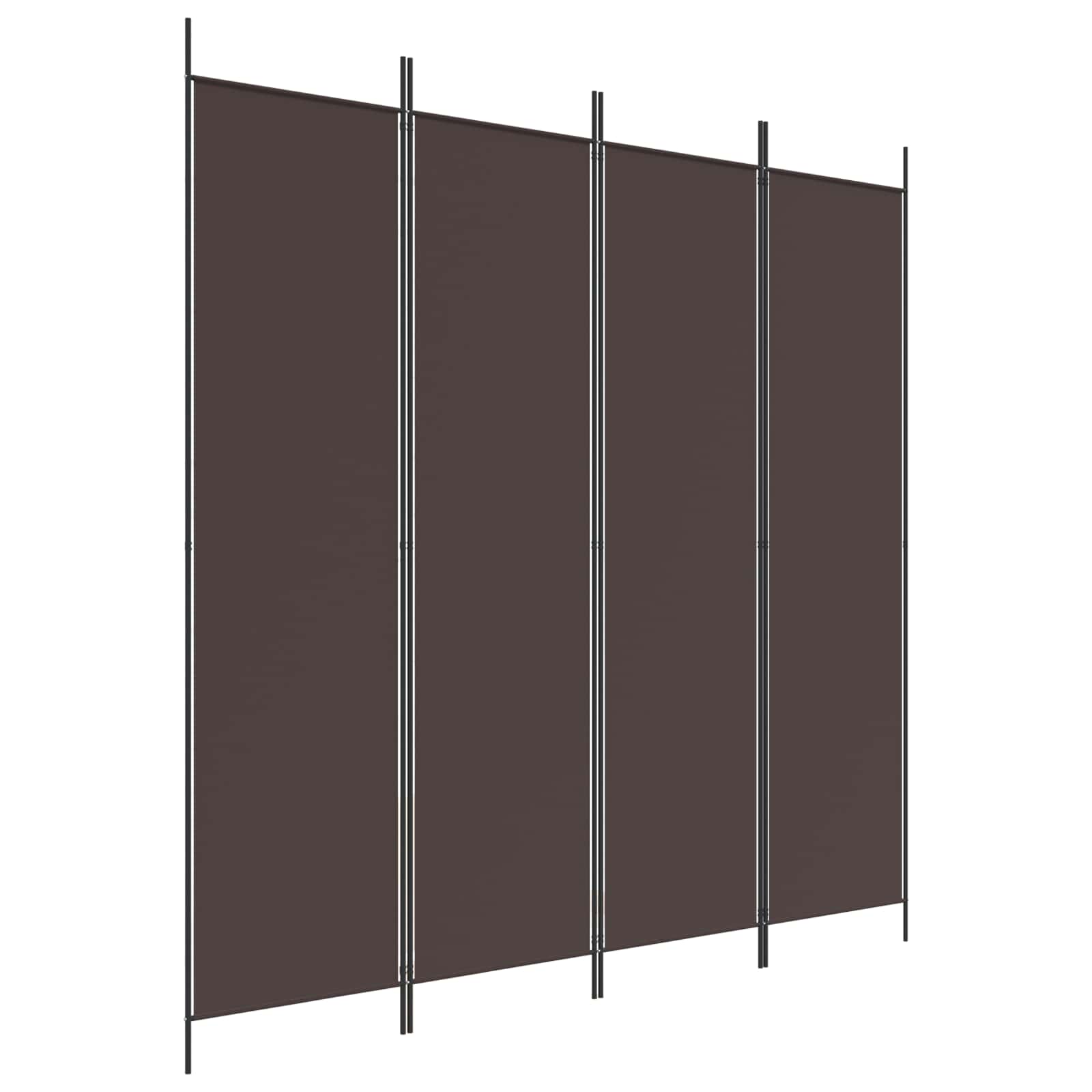 Telts nodalījums, 4 daļīgs, brūns, 200x200cm, audums
