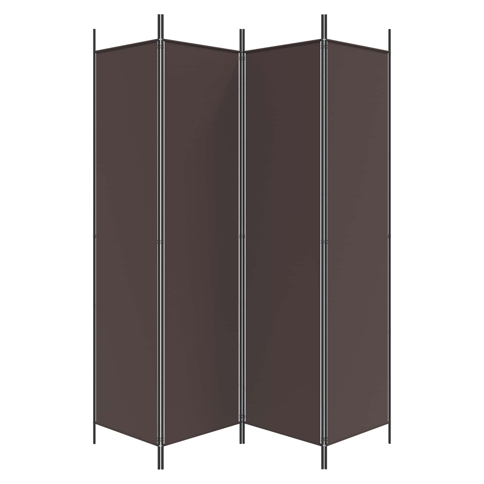Telts nodalījums, 4 daļīgs, brūns, 200x200cm, audums