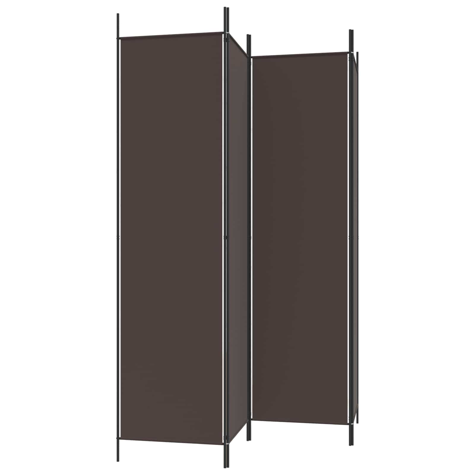 Telts nodalījums, 4 daļīgs, brūns, 200x200cm, audums