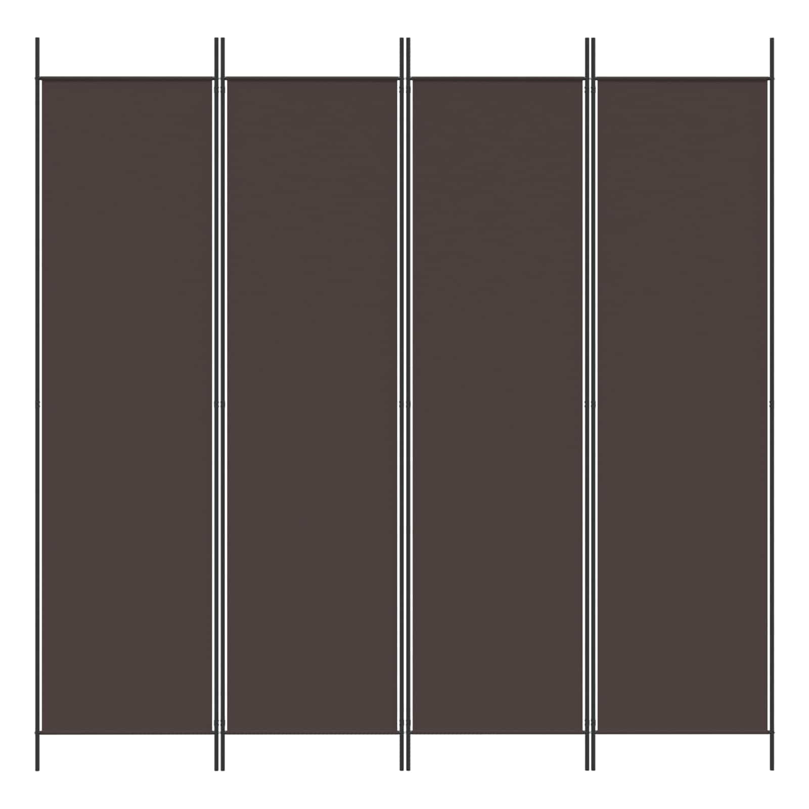 Telts nodalījums, 4 daļīgs, brūns, 200x200cm, audums