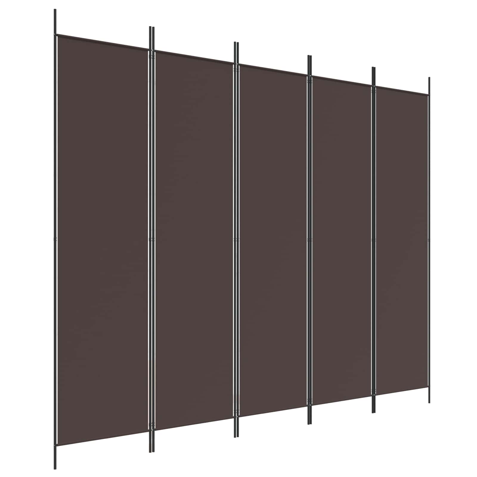 Telts sadalītājs, 5 daļas, brūns, 250x200cm, audums
