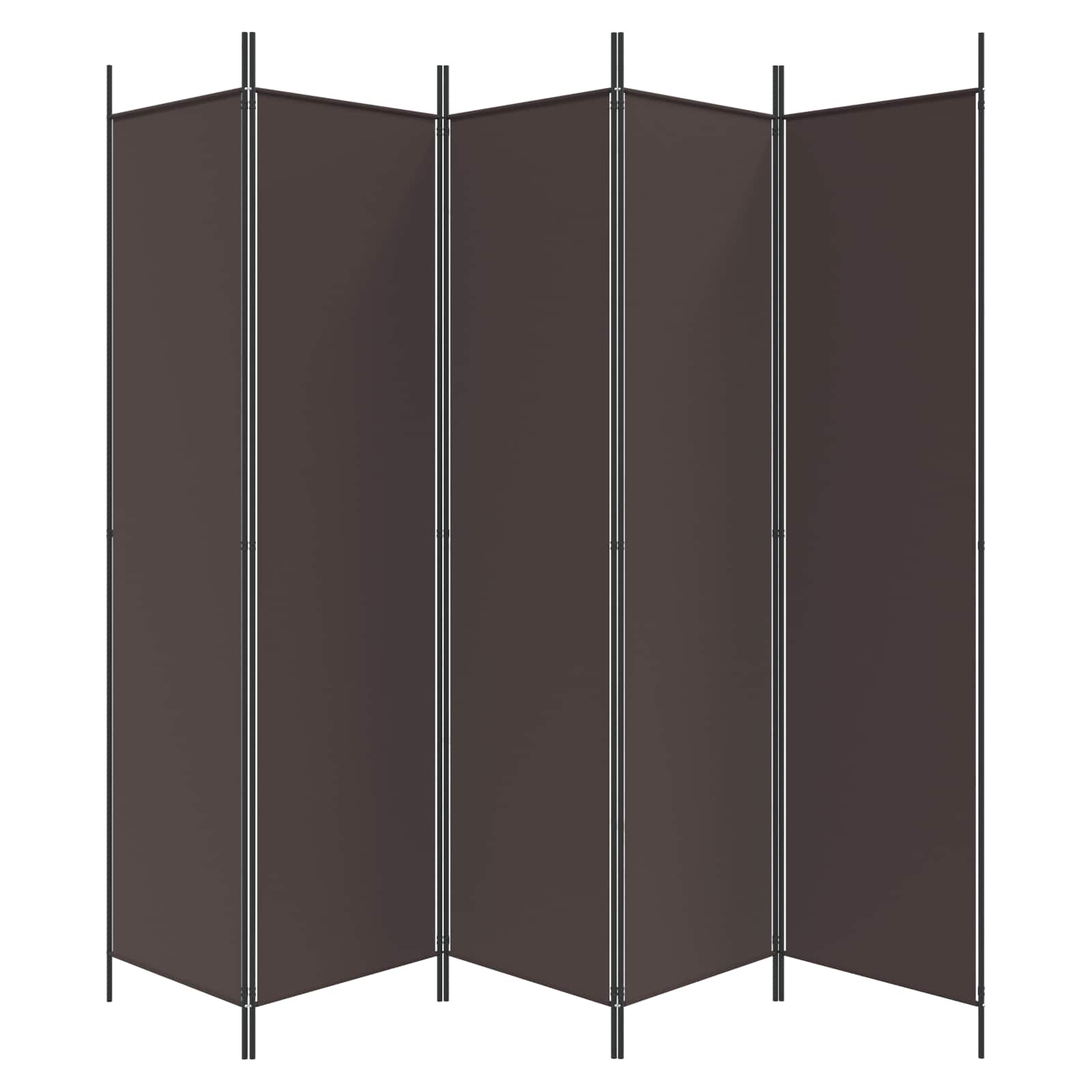 Telts sadalītājs, 5 daļas, brūns, 250x200cm, audums