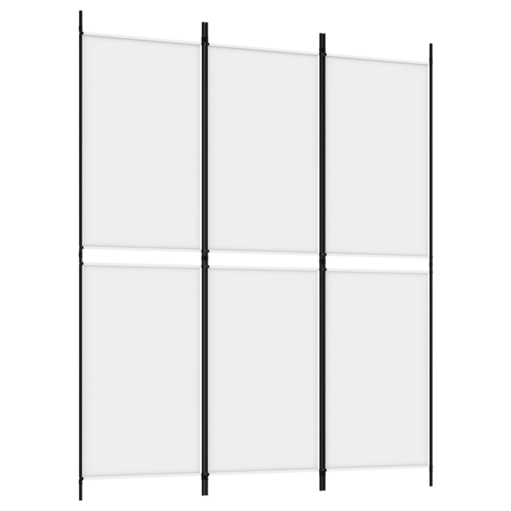 Istabas starpsiena, 3 daļas, balta, 150x180cm, audums