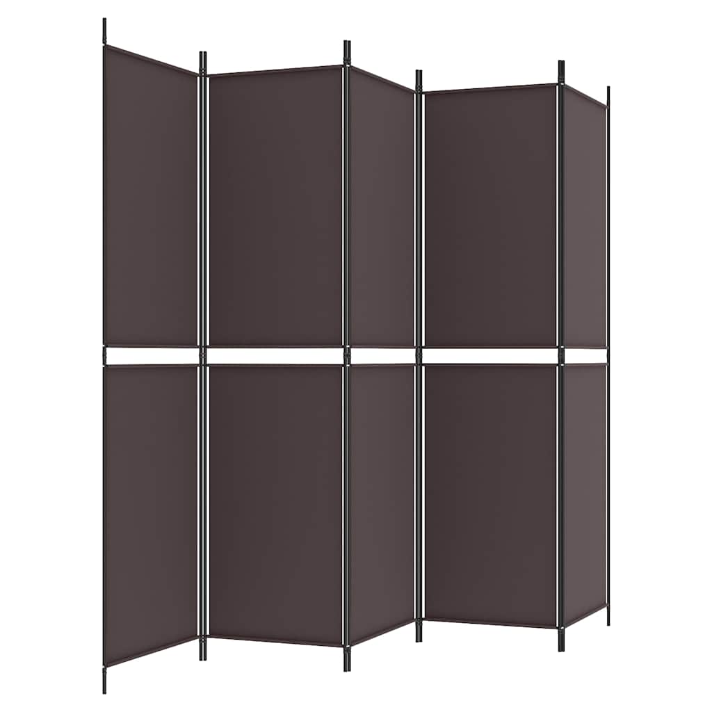 Telts sadalītājs, 5 daļas, brūns, 250x200cm, audums