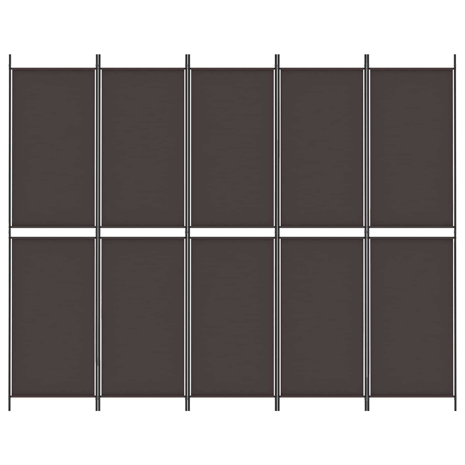 Telts sadalītājs, 5 daļas, brūns, 250x200cm, audums