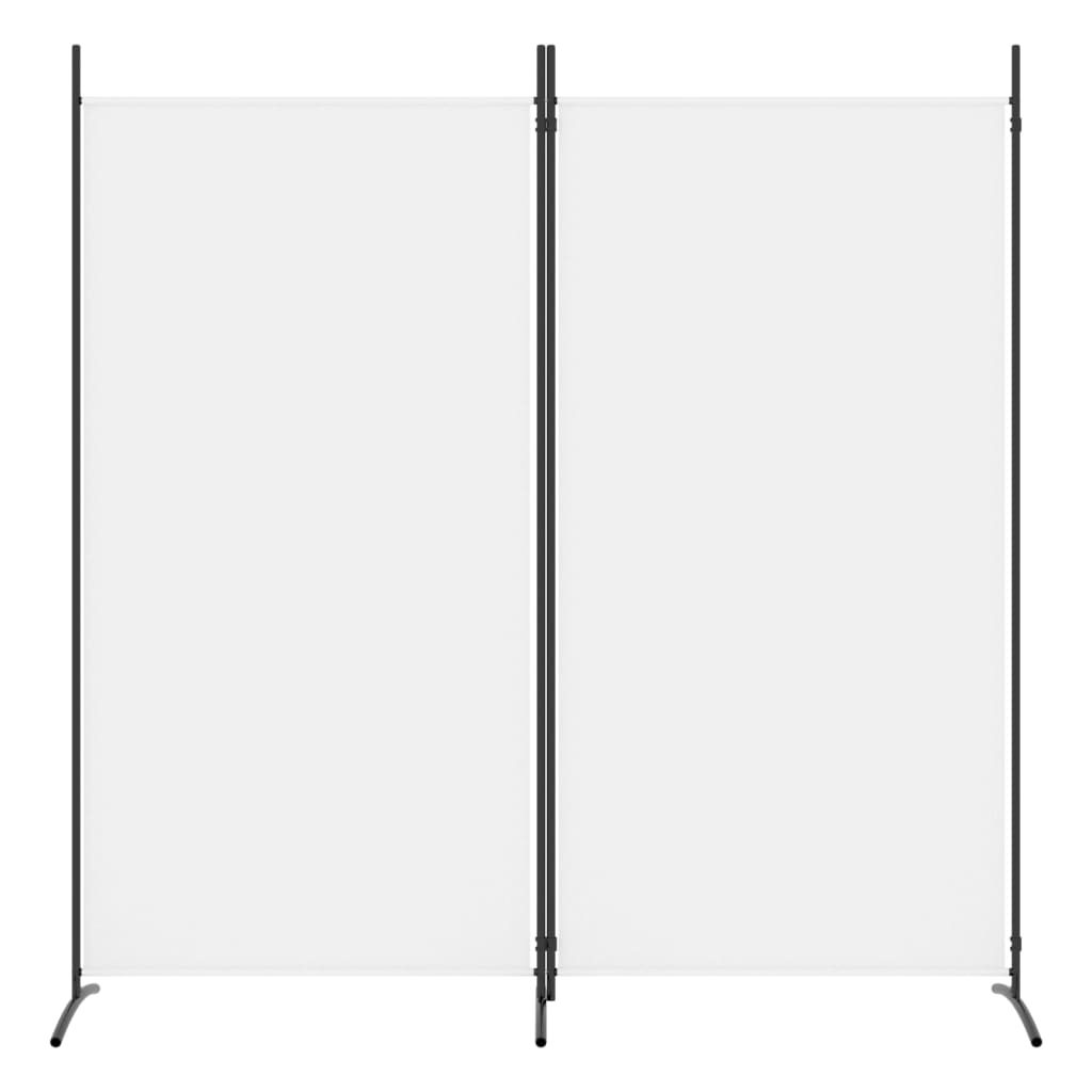 Kambario pertvara, 2 dalių, baltos spalvos, 175x180cm, audinys