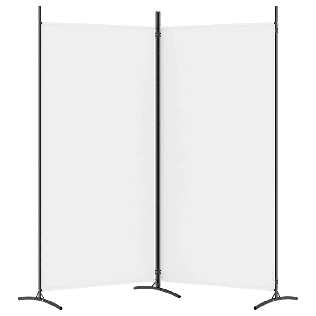 Room divider, 2-panel, white, 175x180cm, fabric