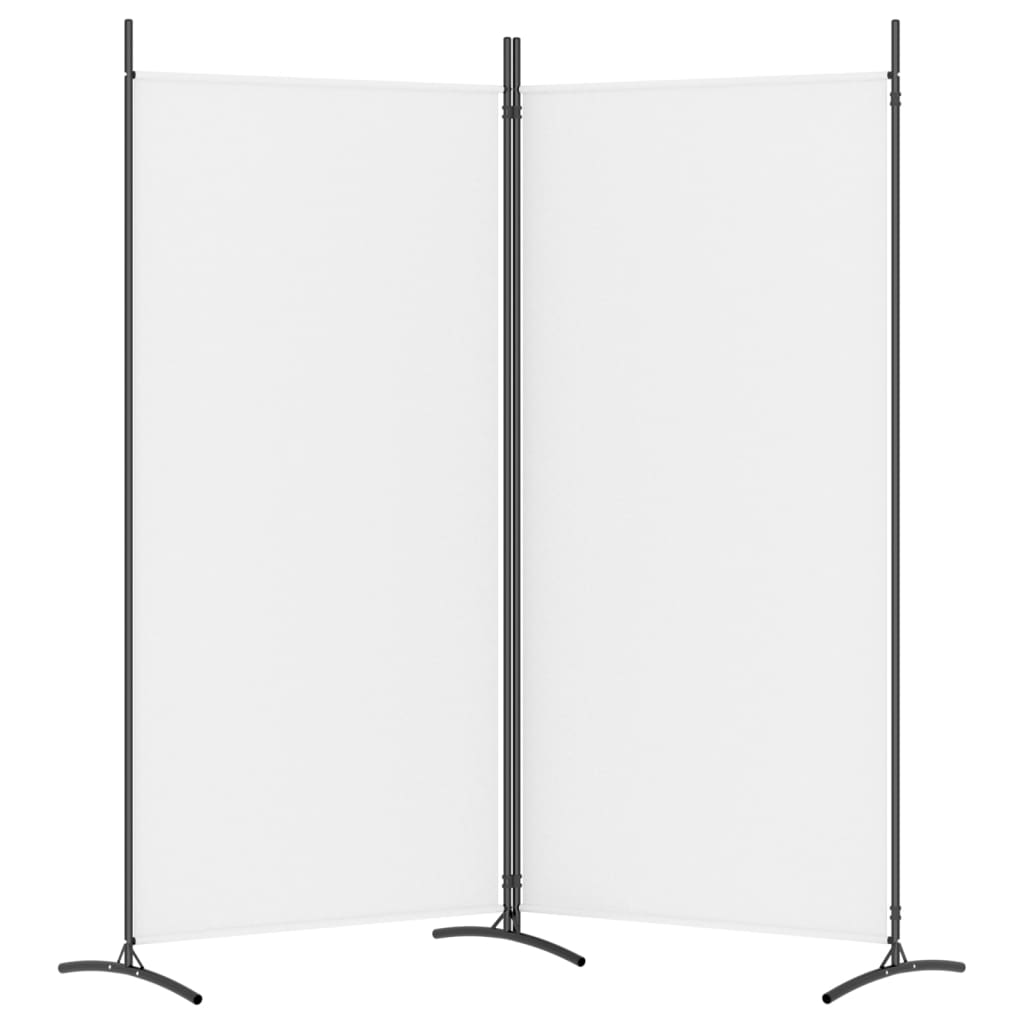 Kambario pertvara, 2 dalių, baltos spalvos, 175x180cm, audinys