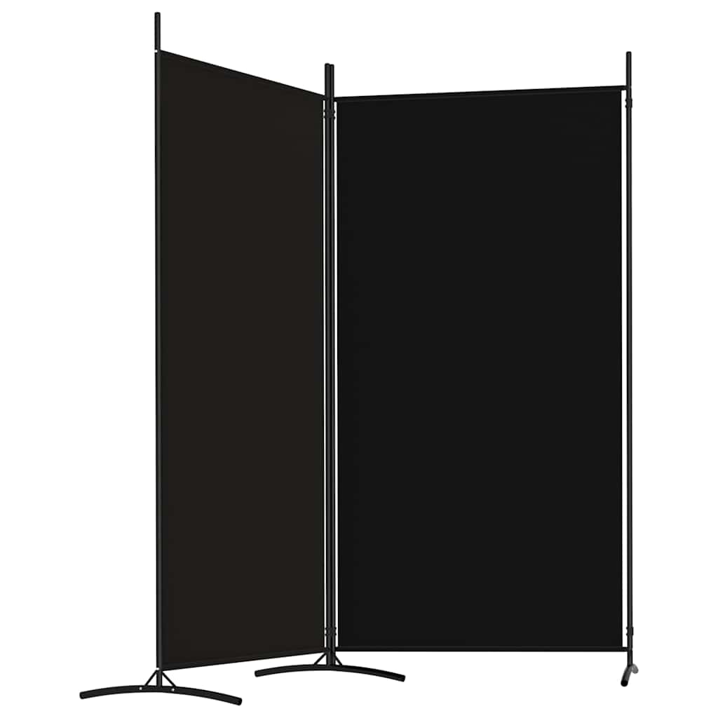 Telpas sadalītājs, 2 daļas, melns, 175x180cm, audums