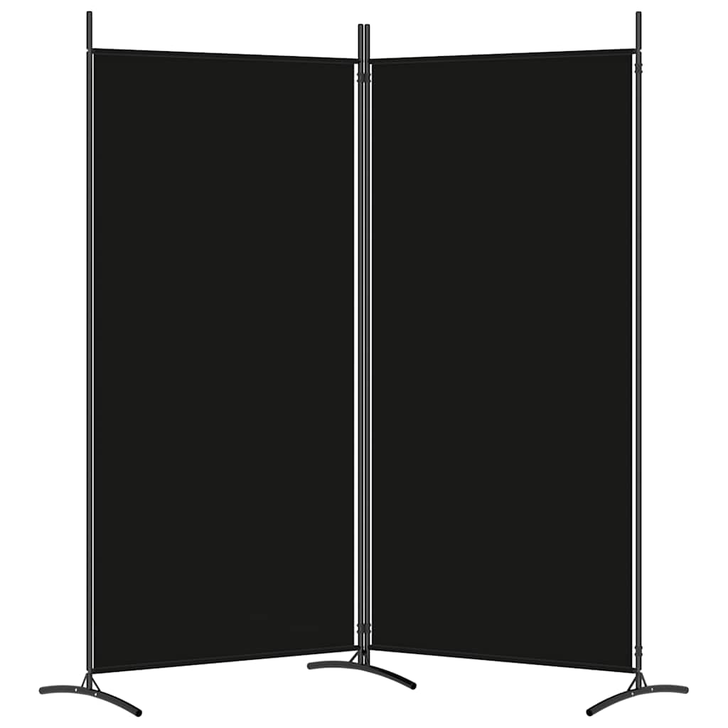 Telpas sadalītājs, 2 daļas, melns, 175x180cm, audums