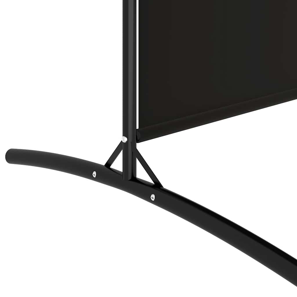 Telpas sadalītājs, 2 daļas, melns, 175x180cm, audums