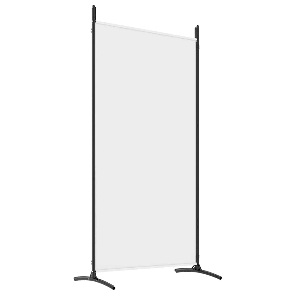 Room divider, 4-panel, white, 346x180cm, fabric