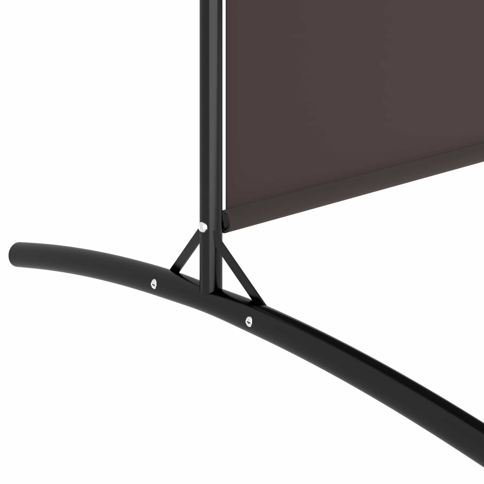 Telpas sadalītājs, 4 daļu, brūns, 346x180cm, audums