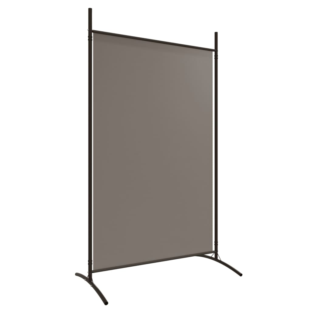 Kambario pertvara, 5 dalių, antracito, 433x180cm, audinys