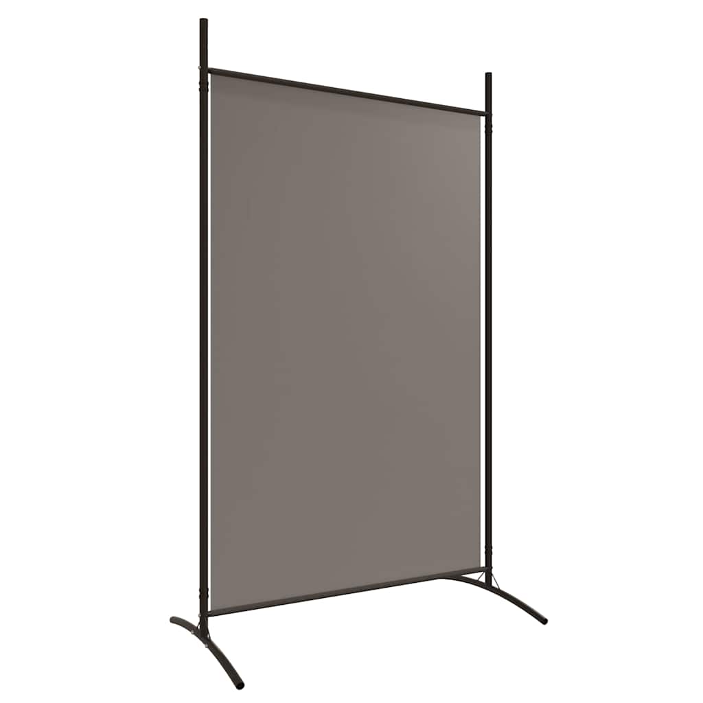 Kambario pertvara, 6 dalių, antracito, 520x180cm, audinys