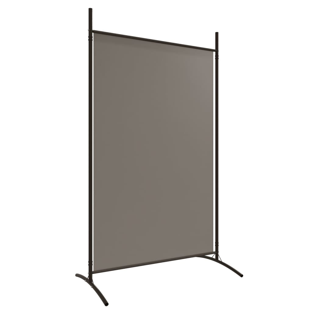 Kambario pertvara, 6 dalių, antracito, 520x180cm, audinys