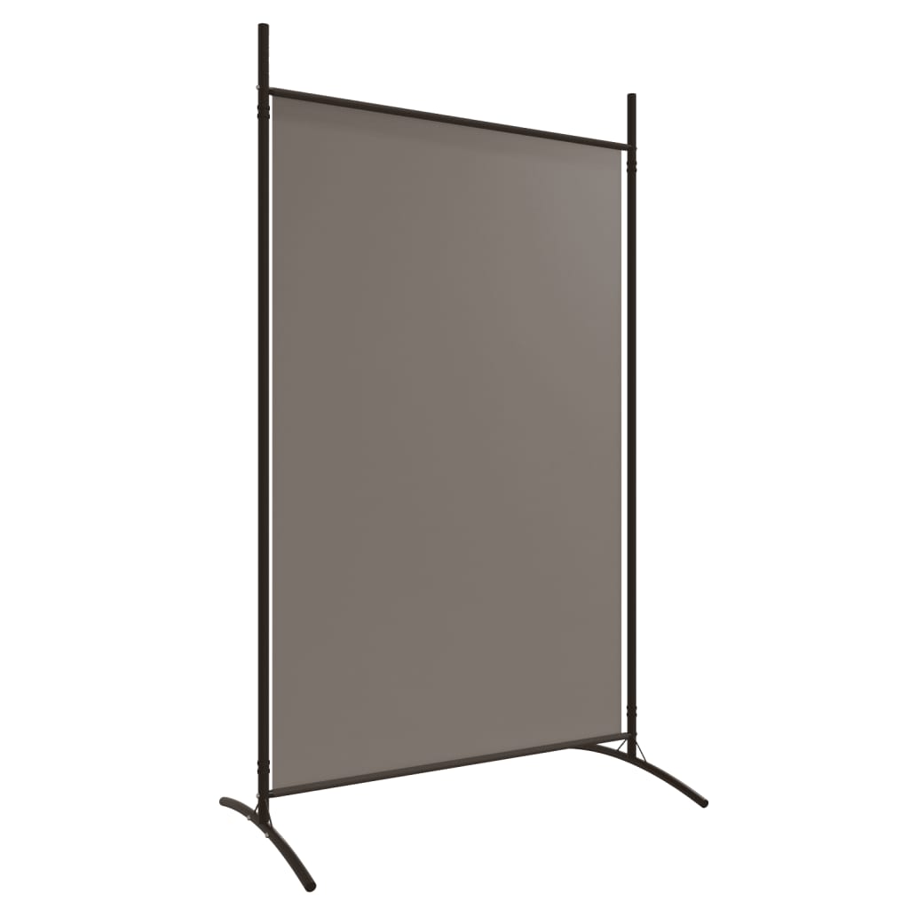 Kambario pertvara, 3 dalių, antracito, 525x180cm, audinys